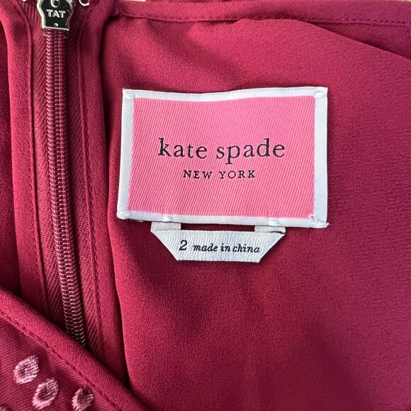 Kate Spade Silk Festive Confetti Devore Mini Dress Wedding Guest Date Night Sexy - Picture 5 of 9